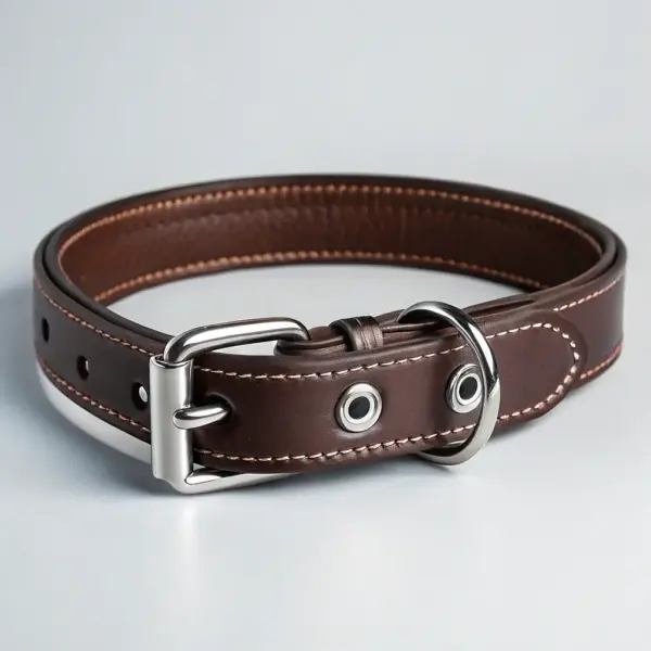 Leather Adjustable Dog Collar
