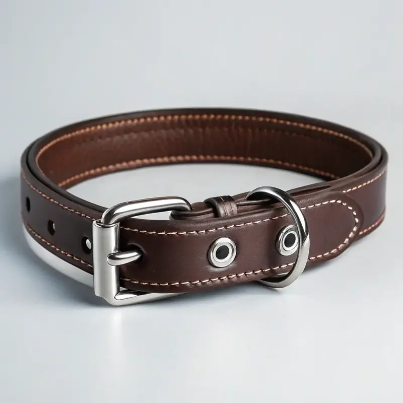 Leather Adjustable Dog Collar